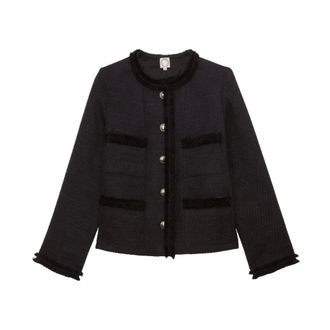 Ines De La Fressange Dames, Jassen, Blauw, Maat: XL