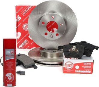 OEM Juego De Discos Y Pastillas De Freno Delantero Para Ford, Seat, Vw 202601150