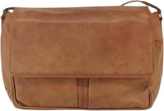 Bottega Veneta Pre-owned Cross Body Bags, female, Brown, Size: ONE SIZE Pre-owned Leather Shoulder Bag