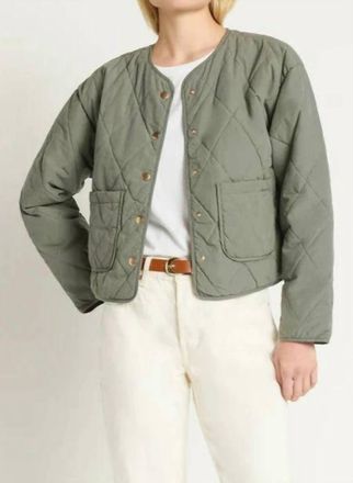 Nation Ltd Aspen Quilted Jacket In Caster Grey