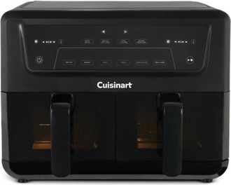 Cuisinart Friteuse Sans Huile Cuisinart - Airfryer Afd10xble - Capacit&eacute; 10,4l - Double Cuves - Noir - 2400w