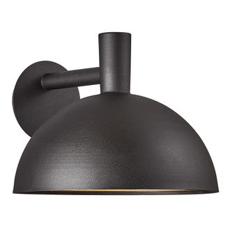 Nordlux Modern Outdoor Wall Light Black Metal E27 Weatherproof - Mains Powered, IP54