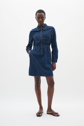 Inwear Denim Jurk Relaxed fit blue