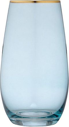 Ladelle Handgefertigte Longdrink-Gläser Chloe Aqua (4er-Set)