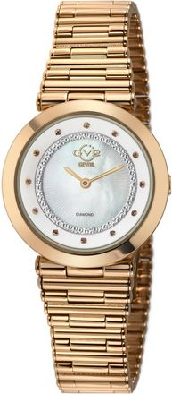 Gevril Group Burano Mother of Pearl Dial Quartz Diamond Ladies Watch 14414B
