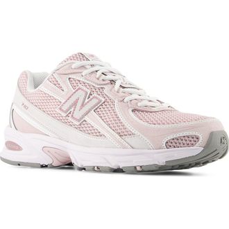 New Balance Gender Inclusive 740 Sneaker in Stone Pink/Rosewood at Nordstrom, Size 10.5 Womens