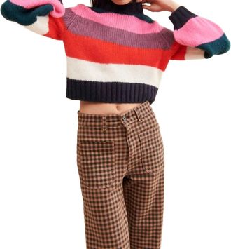 Rolla's Covergirl Gigi Knit Sweater In Multi Stripe