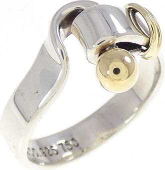 Tiffany & Co. Yellow Gold (18K) Silver 925 Band Ring (Pre-Owned)
