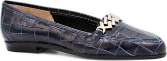Amalfi By Rangoni Oste Loafer in Blue Cocco Bengala at Nordstrom, Size 6.5