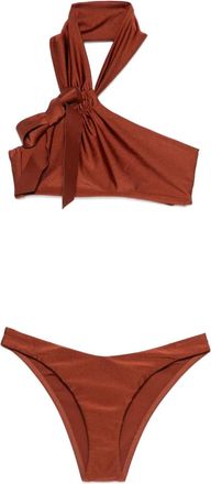 Zimmermann Bikini monospalla - Marrone