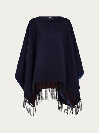 Ferragamo Women Cashmere cape Blue