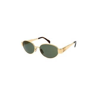 Celine Sunglasses, female, Yellow, 54 MM, Metal Triomphe