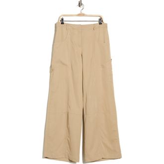 TWP Chrystie Street Wide Leg Utility Pants in Travertine at Nordstrom Rack, Size 10