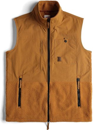 Topo Designs Mens Subalpine Fleece Vest - Khaki