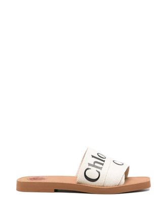Chlo&eacute; Woody Flat Slippers