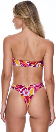 Sunkissed Le Bas Cheeky Swim Bottom in Floralia at Nordstrom, Size X-Large