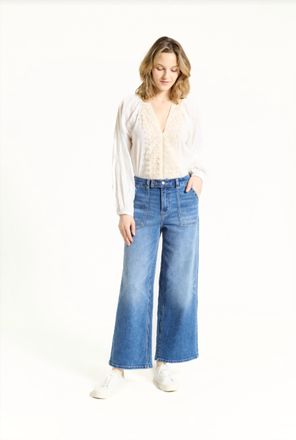 OAT New Yor Utility Pocket Trouser In Blue
