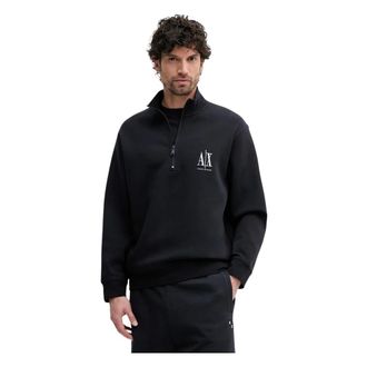 A|X Armani Exchange Crewneck Sweatshirt - male - Armani Exchange - Zip-throughs - Black - XL - Sweatshirts & Hoodies
