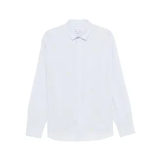 Maison Labiche Casual Shirts, male, Blue, Size: XL Breteuil Boat Shirt