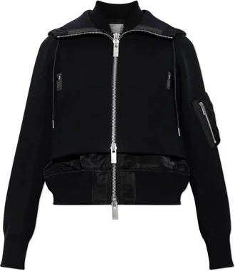 sacai Mujer, Chaquetas, Negro, Talla: M