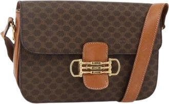 Celine Pre-owned Cross Body Bags, female, Brown, Size: ONE SIZE Pre-owned Vintage Shoulder Bag