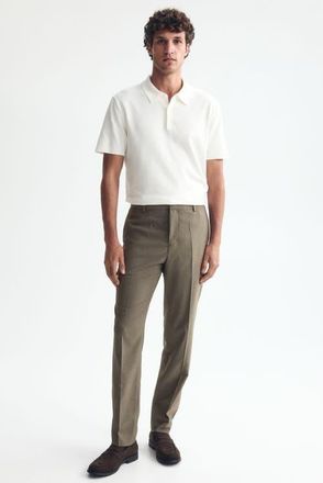 H&M Slim-fit Suit Pants in Taupe at Nordstrom, Size 33