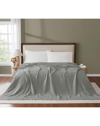 Brooklyn Loom Cotton Waffle Family Blanket