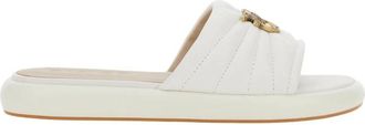 Pinko Fiona Slide - Dames - Sandalen - Wit - 36 EU - Leer - Schoenen