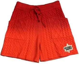 RETROVERT Gradient Knitted Shorts in Red at Nordstrom, Size Xx-Large