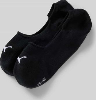 Puma Füßlinge mit Logo im 2er-Pack in Black, Größe 35/38