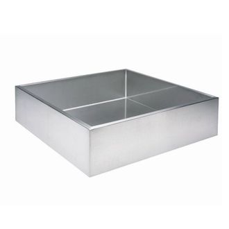 PRIMROSE Stainless Steel Reservoir For Water Features 98L in Silver