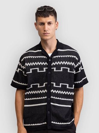 Redefined Rebel RREduardo Knit Boxy Fit Camicia nero