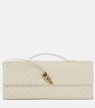 Bottega Veneta Andiamo Intrecciato leather clutch