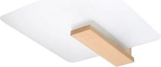 Sollux Lighting L&aacute;mpara de techo madera natural madera, vidrio alt. 48 cm