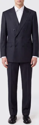 Tom Ford Completo doppiopetto in pura lana con rever a lancia