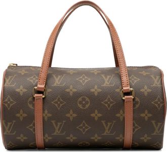 Louis Vuitton Borsa a mano Papillon 26 con monogramma 1993 - Marrone