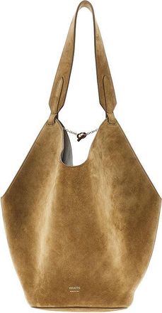 Khaite Small suede leather Lotus tote bag Woman One Size