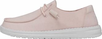 Hey Dude Womens Wendy Slub Canvas Shoes In Pink