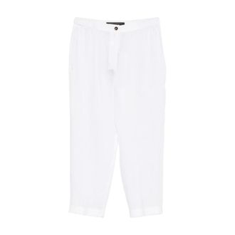 Marina Rinaldi Cropped Trousers - female - Marina Rinaldi - Cropped Trousers - White - 2XL - Trousers