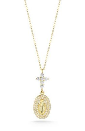 Glaze Jewelry Mary Pendant Necklace in Gold at Nordstrom Rack