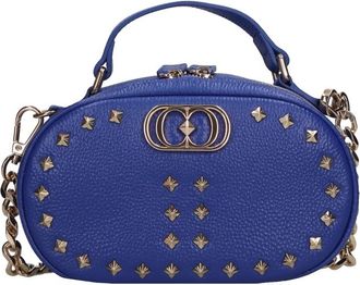 La Carrie Frivolous Med. Oval Hand Bag Bluette - Dames - Handtassen - Blauw - ONE Size - Leer - Tassen