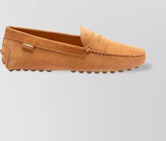 Tod's pebble sole moccasin loafers