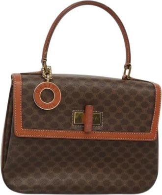 Celine Pre-owned Handbags, female, Brown, Size: ONE SIZE Pre-owned Canvas Handbag