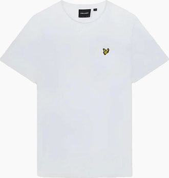 Lyle & Scott Mens Lyle & Scott Plain T-Shirt White - Size: 42