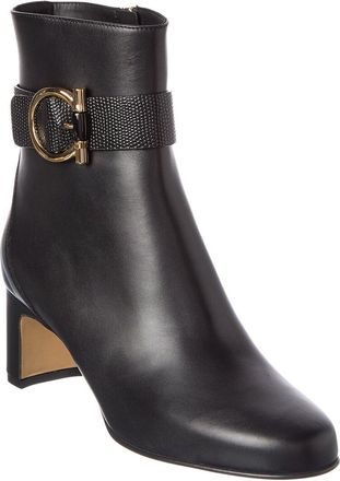 Ferragamo Gancini Leather Boot