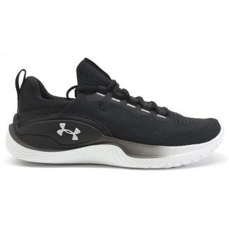 Under Armour Flow Dynamic Textile Synthetic Mens Low Top Trainers - UK 7 - US 8 Men - EU 41 - Black Black - Size:UK 7
