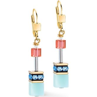 Coeur de Lion Geocube Iconic Precious Earring in Rainbow at Nordstrom