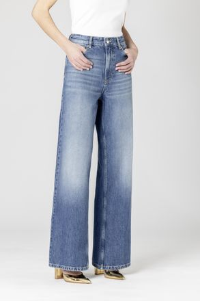 Joop Schlagjeans JOOP JEANS Maila, Damen, Gr. 25, N-Gr, blau (bright blau), Denim/Jeans, Obermaterial: 100% Baumwolle, unifarben, regular fit lang, Jeans S