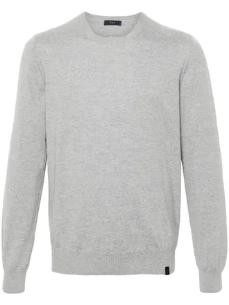 Fay virgin wool sweater - men - Virgin Wool - 56 - Grey