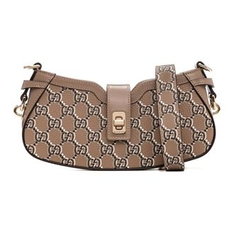Gucci Dames, Tassen, Beige, Maat: ONE Size Leer